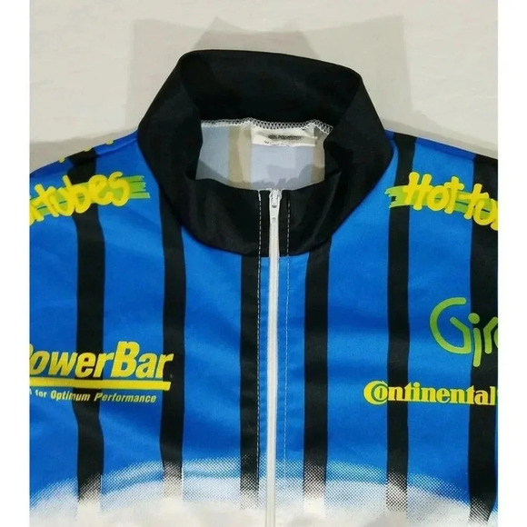 VOmax Landrys Bicycles Racing Cycling Jersey Shirt 1/2 Zip Short Sleeve Mens L 4 - Picture 3 of 4